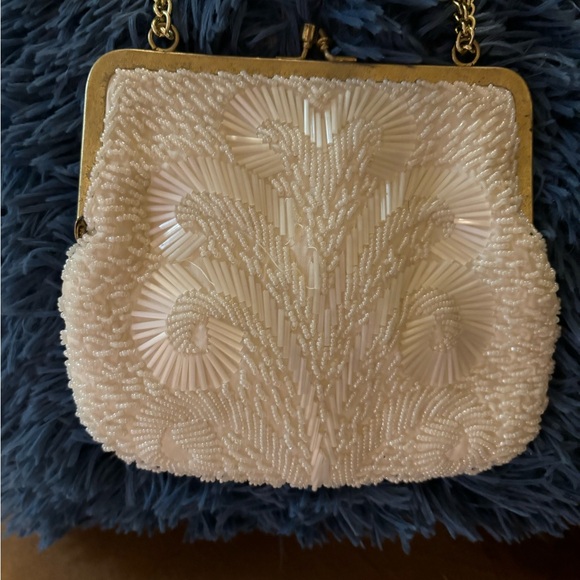 La Regale vintage beaded clutch purse - Picture 2 of 4